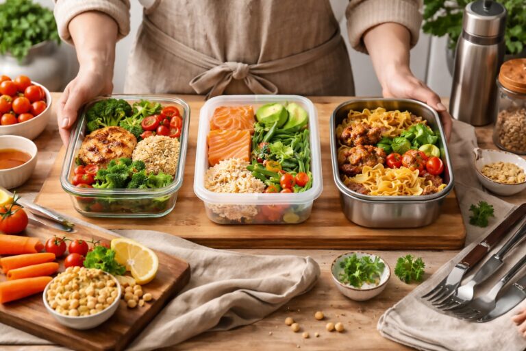 Contenedores para meal prep: vidrio o plástico o acero (guía para elegir)
